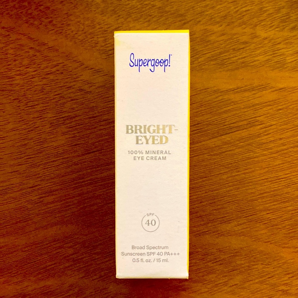 Supergoop! BRIGHT EYED 100% mineral eye cream
